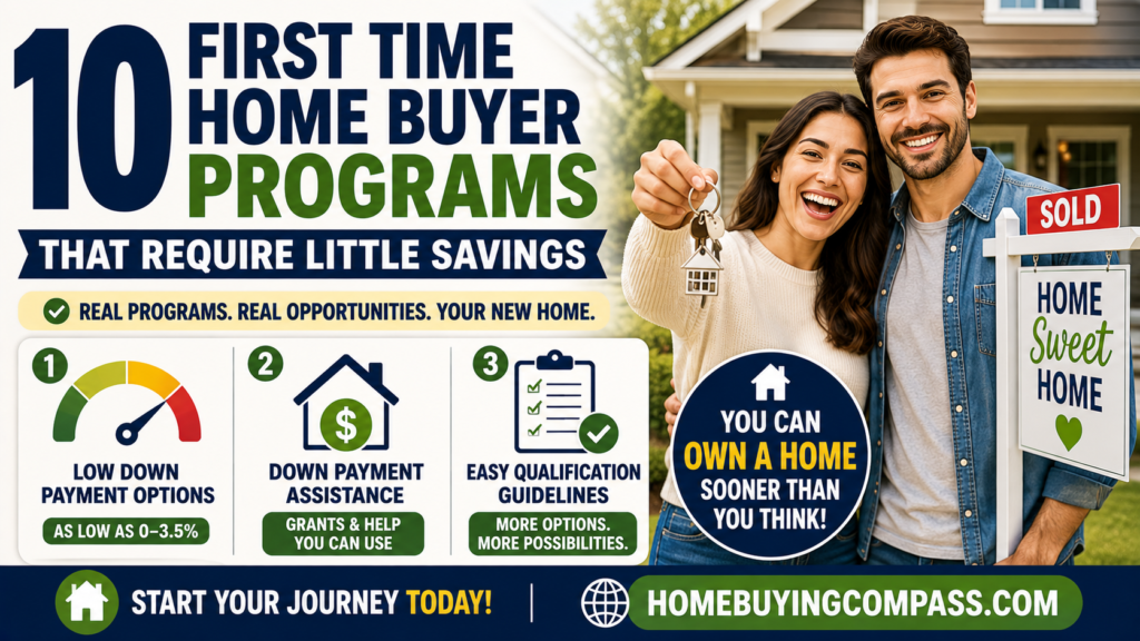 Happy first time home buyers holding house keys in front of their new home